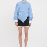 Victoria Beckham - Gathered Side Jumper In Iceberg