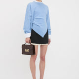 Victoria Beckham - Gathered Side Jumper In Iceberg