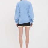 Victoria Beckham - Gathered Side Jumper In Iceberg