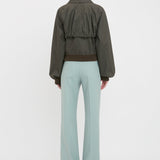 Victoria Beckham - Harrington Bomber Jacket In Khaki