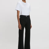 Victoria Beckham - Exclusive Alina High Waisted Jean In Washed Black