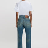 Victoria Beckham - Exclusive Bernie Relaxed Jean In Mid Blue