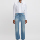 Victoria Beckham - Victoria Mid-Rise Jean In Light Blue