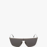 Victoria Beckham - Geometric Visor Sunglasses In Dark Ruthenium-Grey