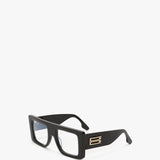 Victoria Beckham - Oversized Flat Top Opticals In Black