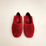 MANU ATELIER - Manu Ballet Flats Red Shearling