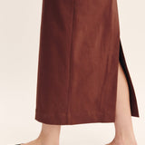 Posse - ALICE MIDI DRESS - CHOCOLATE