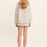 Posse - SEDGEWICK TOP - SKY STRIPE