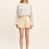 Posse - SEDGEWICK TOP - SKY STRIPE