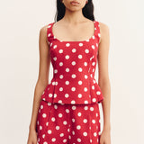 Posse - ROSALIE TOP - POLKA DOT