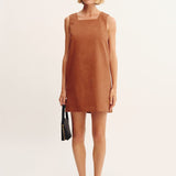 Posse - RIO MINI DRESS - CHESTNUT