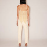 Nanushka - Darby - Sale Double Jersey Slouchy Pants - Creme