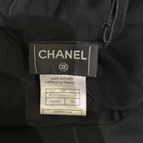 Chanel 03/P Black Silk Tiered Midi Dress FR 38 (UK 10)