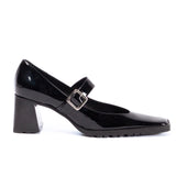 Elleme - Mary Jane Block Heel Patent Black