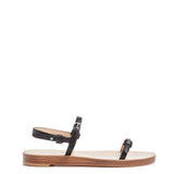 GABRIELA HEARST - Steward Flat Sandal in Black Leather