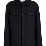 GABRIELA HEARST - Fargo Overshirt in Charcoal Virgin Wool