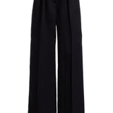 GABRIELA HEARST - Vargas Pant in Black Silk Linen Satin