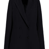 GABRIELA HEARST - Damus Blazer in Black Silk Wool Cady