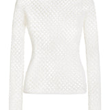 GABRIELA HEARST - Troth Knit Top in Ivory Merino Wool