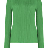 GABRIELA HEARST - Browning Knit Sweater in Peridot Green Cashmere Silk