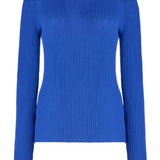 GABRIELA HEARST - Browning Knit Sweater in Sapphire Cashmere Silk