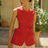 Posse - MATILDA GILET - RED