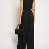 Zimmermann Black Jumpsuit with Ruched Detail Size 0 (UK 8)