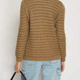 Chanel Brown Round Neck Knitted Cardigan FR 38 (UK 10)