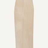 DUCIE - Chicago Suede Maxi Skirt