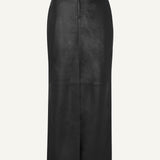 DUCIE - Chicago Leather Maxi Skirt