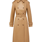 Veronica Beard - Conneley Vegan Leather Dickey Trench Coat