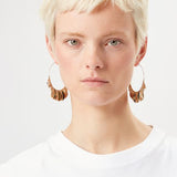 Isabel Marant - Boucles d'oreilles Metal Shiny Leaf