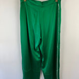 Olivia Von Halle Green Two-Piece Shirt and Trouser Pyjama Set Size 2 (UK 10)