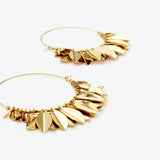 Isabel Marant - Boucles d'oreilles Metal Shiny Leaf