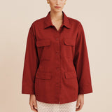 Posse - LILA JACKET - GARNET