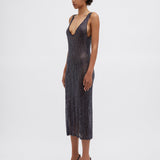 Christopher Esber - Cristalla Plunge Knit Tank Dress