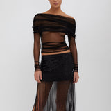 Christopher Esber - Diamond Tassel Mini Skirt