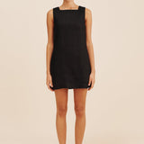 Posse - EMMA SHIFT DRESS - BLACK