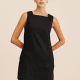 Posse - EMMA SHIFT DRESS - BLACK