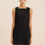 Posse - EMMA SHIFT DRESS - BLACK