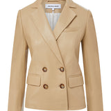 Veronica Beard - Kona Leather Dickey Jacket