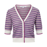 Veronica Beard - Varia Striped Knit Cardigan