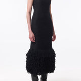 GABRIELA HEARST - Corus Knit Maxi Dress in Black Cashmere Silk