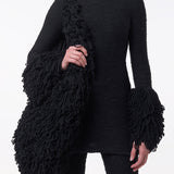 GABRIELA HEARST - Celeus Knit Hobo Bag in Black Cashmere Silk