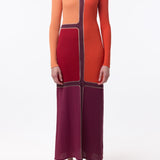 GABRIELA HEARST - Apollonis Knit Maxi Dress in Multi Merino Wool Cashmere