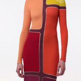 GABRIELA HEARST - Apollonis Knit Maxi Dress in Multi Merino Wool Cashmere