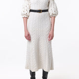 GABRIELA HEARST - Alastor Knit Maxi Dress in Ivory Wool Cashmere