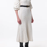 GABRIELA HEARST - Alastor Knit Maxi Dress in Ivory Wool Cashmere