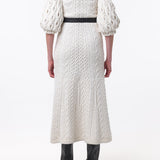 GABRIELA HEARST - Alastor Knit Maxi Dress in Ivory Wool Cashmere