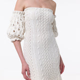 GABRIELA HEARST - Alastor Knit Maxi Dress in Ivory Wool Cashmere